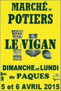 Affiche Marché Potiers Le Vigan